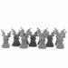 Gargoyle Pillar Tops (10) #77731 Dark Heaven Legends Bones Unpainted Plastic Miniature Figure