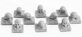 Reaper Miniatures Graveyard Finial: Skulls (10) #77733 Bones Unpainted Figures
