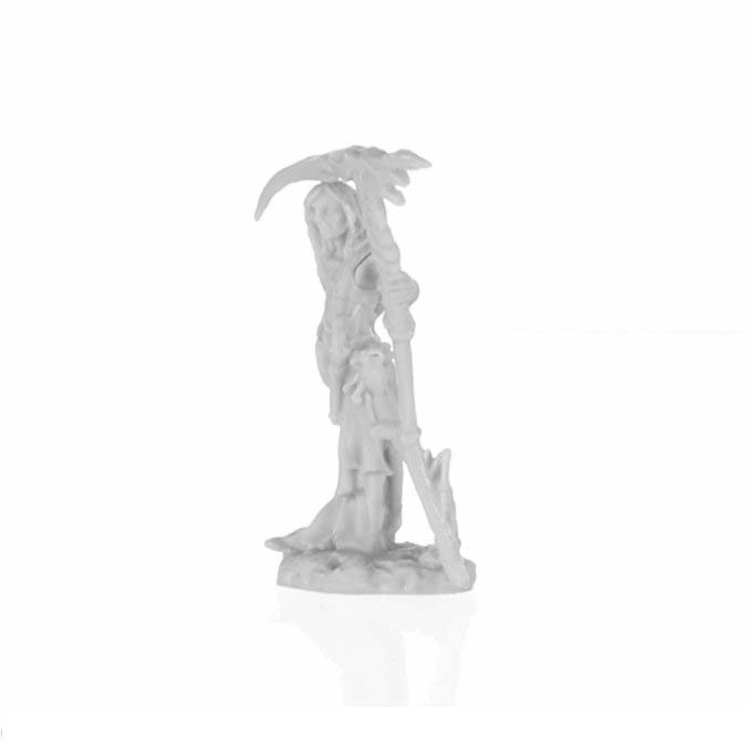 Reaper Miniatures Nimbar, Elf Necromancer #77742 Unpainted Bones Plastic Figure