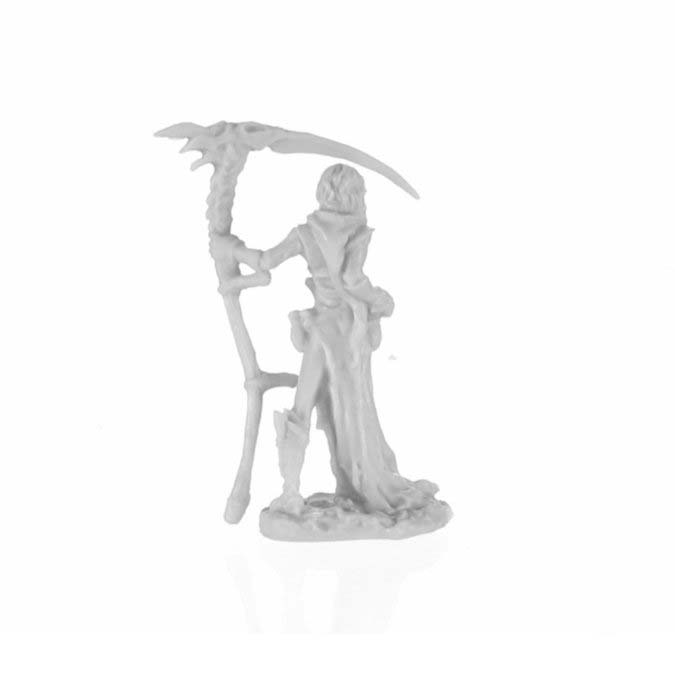 Reaper Miniatures Nimbar, Elf Necromancer #77742 Unpainted Bones Plastic Figure