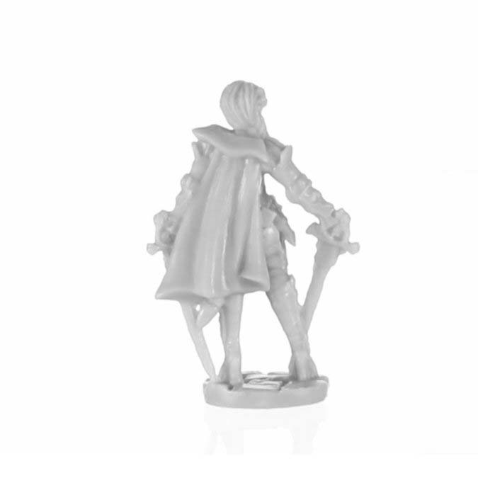 Reaper Miniatures Aletheia Edair, Duelist #77751 Unpainted Bones Plastic Figure