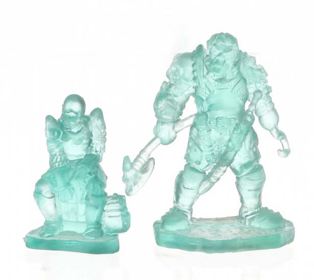 Male Ghosts (2) #77970 Dark Heaven Bones Unpainted Plastic Figures