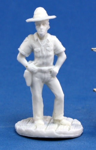 Reaper Miniatures Deputy Wayne Tisdale #80024 Bones Unpainted RPG D&D Figure