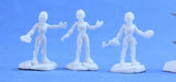 Reaper Miniatures Gray Alien Warriors (3) 80046 Chronoscope Unpainted Plastic