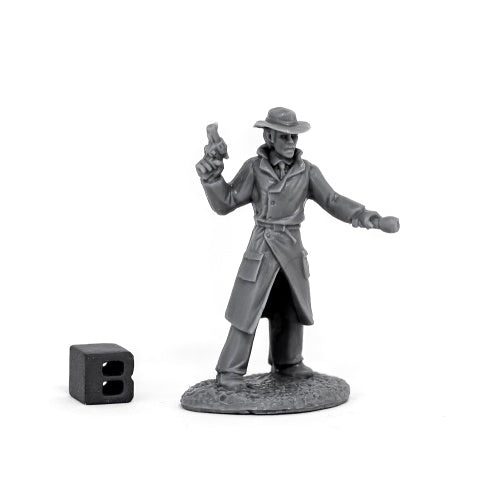 Max Graves, Pulp Era Investigator 80067 Bones Unpainted Plastic