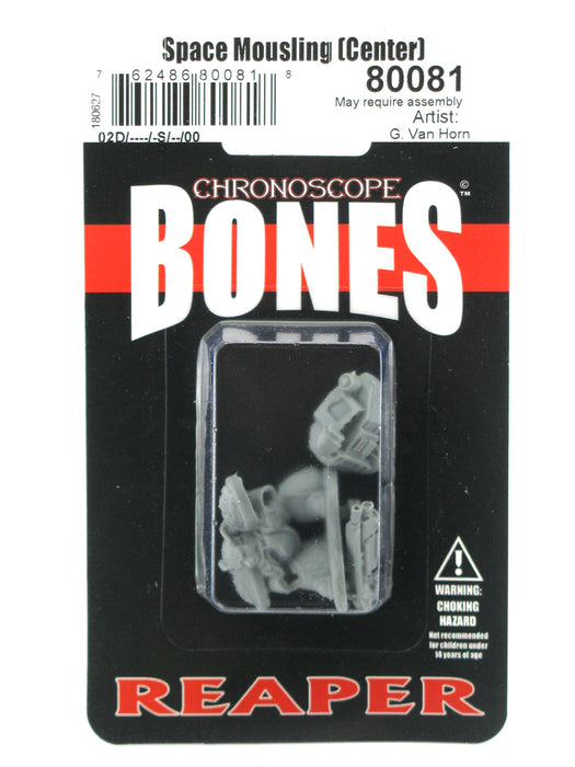 Reaper Miniatures Space Mousling Gun Raised #80081 Chronoscope Bones Mini Figure