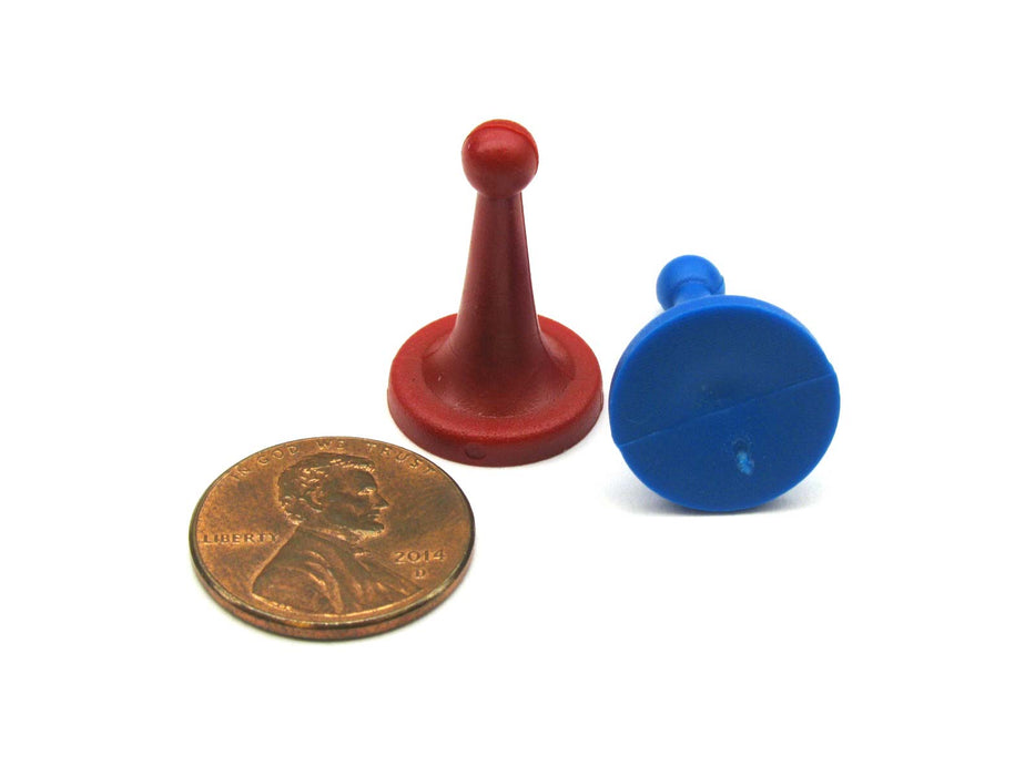 Pack of 50 Plastic Sorry Pawns #804AA (15mm x 23mm) - Assorted Colors