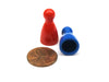 Pack of 50 Plastic Milk Bottle Pawns #805AA (12mm x 24mm) - Assorted Colors