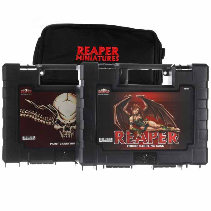 Reaper Keeper Carrying Case Storage Bag - 1 Figure Case + 1 Paint Case