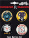 Dungeons & Dragons 4 Pack of 1.25" Round Collectible Buttons - Set 2