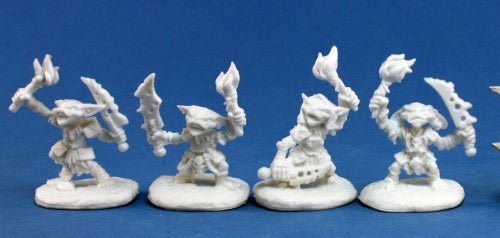 Reaper Miniatures Pathfinder Goblin Pyros (4) #89002 Bones D&D RPG Mini Figure
