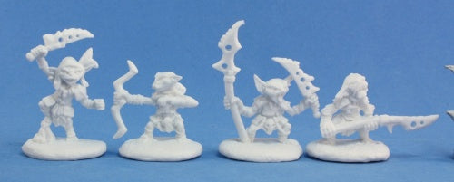Reaper Miniatures Pathfinder Goblin Warriors (4) 89003 Bones D&D RPG Mini Figure