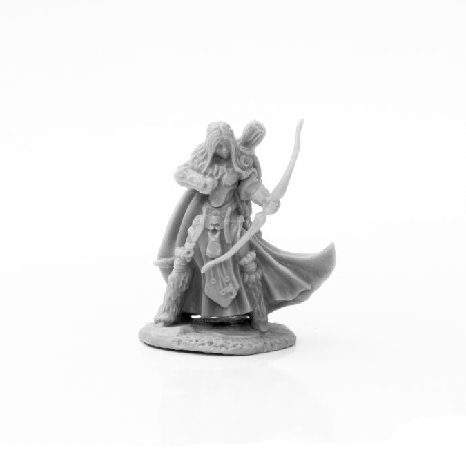 Pathfinder Adowyn, Iconic Hunter #89050 Bones Plastic RPG Miniature Figure