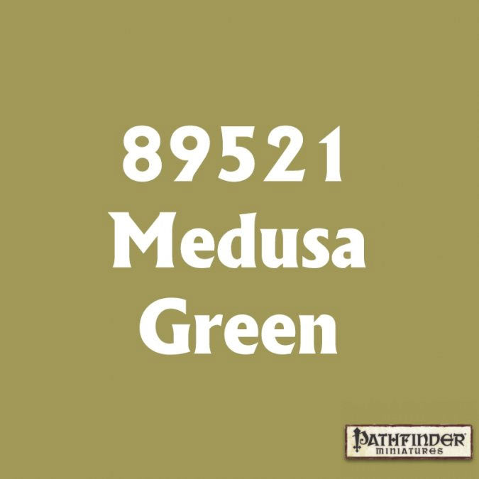 Reaper Miniatures Half-Ounce MSP Pathfinder Paint Bottle - #89521 Medusa Green