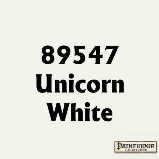 Reaper Miniatures Half-Ounce MSP Pathfinder Paint Bottle - #89547 Unicorn White