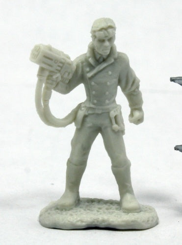 Reaper Miniatures Deadland Noir Patent Scientist #91012 Bones RPG Mini Figure
