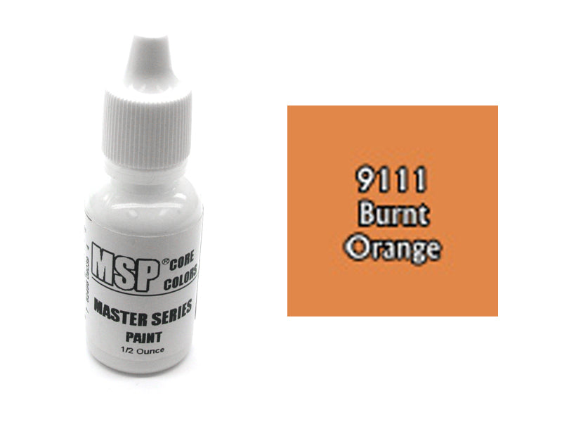 Master Series Paints MSP Core Color .5oz #09111 Burnt Orange