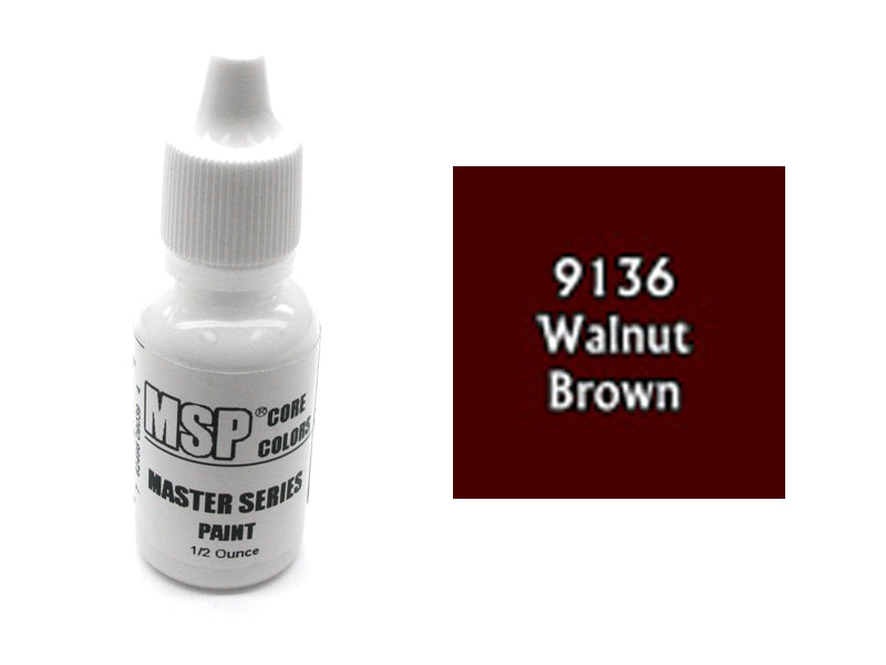 Master Series Paints MSP Core Color .5oz #09136 Walnut Brown