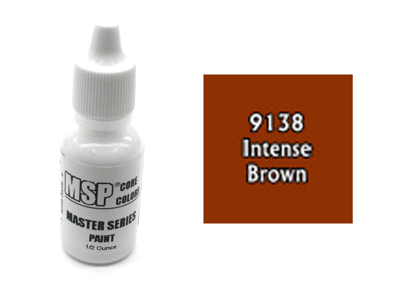 Master Series Paints MSP Core Color .5oz 09138 Intense Brown