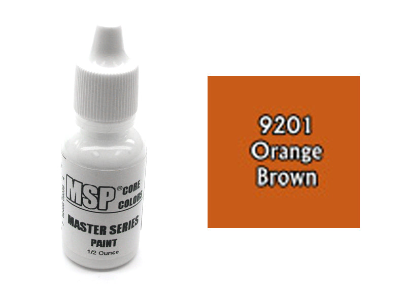 Master Series Paints MSP Core Color .5oz #09201 Orange Brown