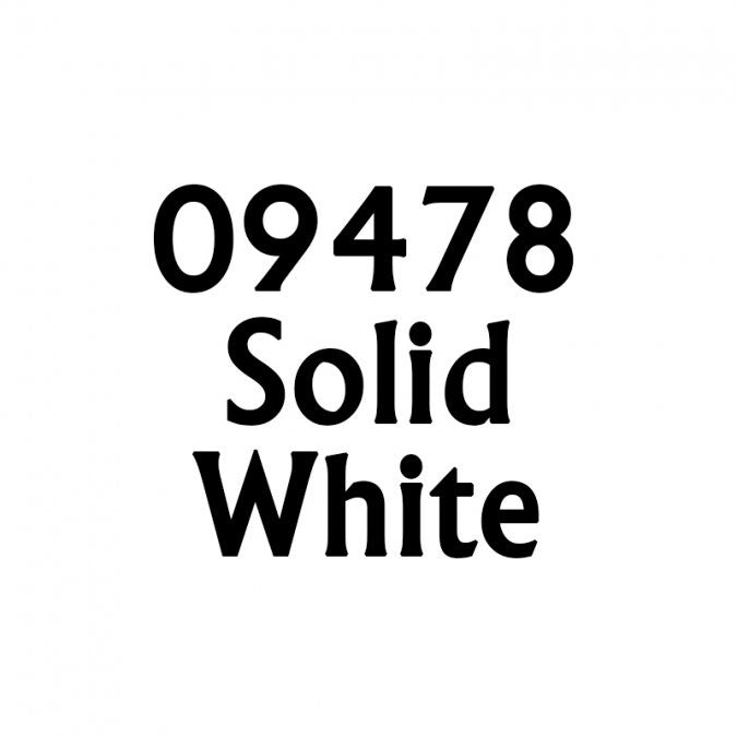 MSP Bones Color 1/2oz Paint Bottle #09478 - Solid White