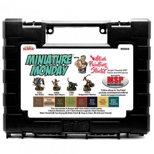 Miniature Monday: April 2020 Set - 8 Paints and 4 Miniatures