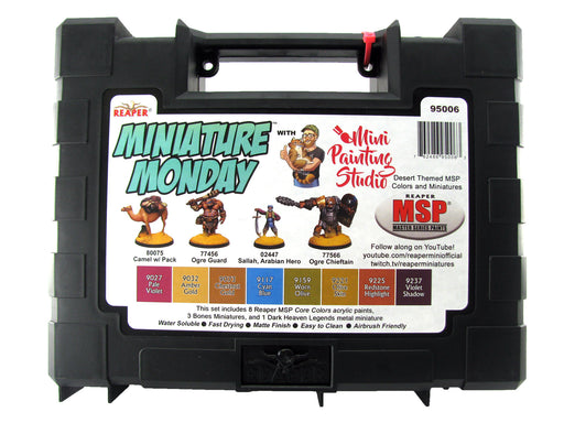 Miniature Monday: June 2020 Set - 8 Paints and 4 Miniatures