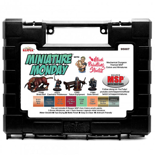 Miniature Monday: Mechanical Dungeon Set (July 2020 - 8 Paints and 4 Miniatures)