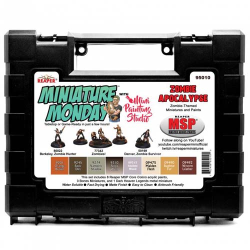 Miniature Monday: Zombie Apocalypse (October 2020 - 8 Paints and 3 Miniatures)