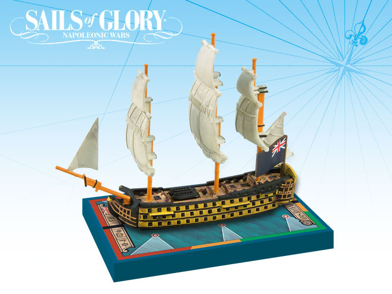 Sails of Glory: HMS Royal Sovereign 1786 British SotL Ship Pack