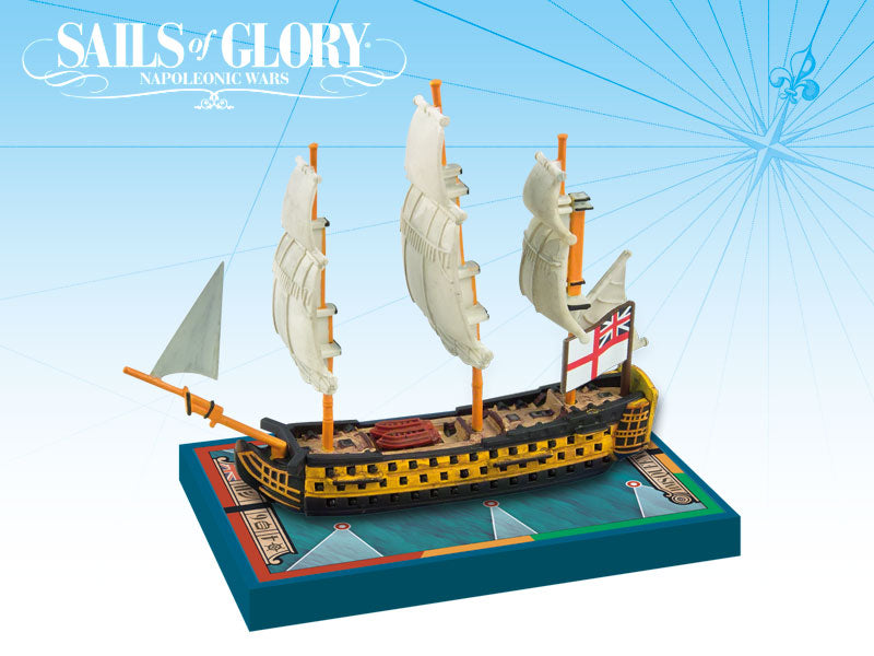 Sails of Glory: HMS Queen Charlotte 1790 British SotL Ship Pack