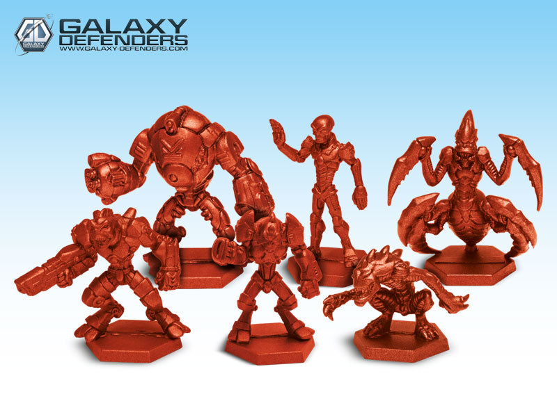 Galaxy Defenders Elite Alien Army Unit Pack with Artificial Intelligence Cards