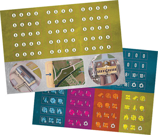 Wings of Glory: Tripods and Triplanes WW2 Counter Set