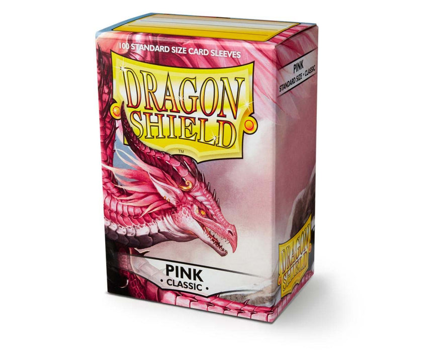 Dragon Shield Classic 100 Standard Size Card Sleeves - Pink 'Chandrexa'