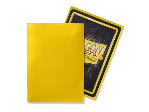 Dragon Shield Classic 100 Standard Size Card Sleeves - Yellow 'Corona'