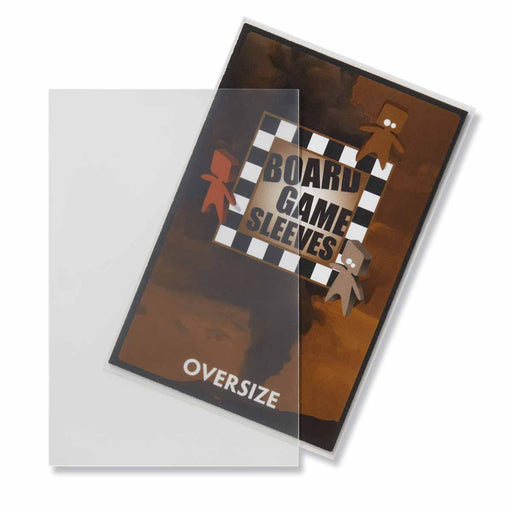 Oversize 82x124mm Clear Non-Glare Board Game Sleeves (50)