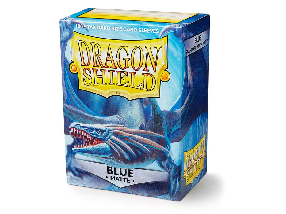 Dragon Shield 100 Standard Size 63×88mm Card Sleeves, Matte - Blue ‘Dennaesor’