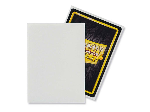 Dragon Shield 100 Standard Size 63×88mm Card Sleeves, Matte - White ‘Bounteous’