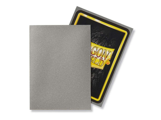 Dragon Shield 100 Standard Size 63×88mm Card Sleeves, Matte - Silver ‘Caelum’
