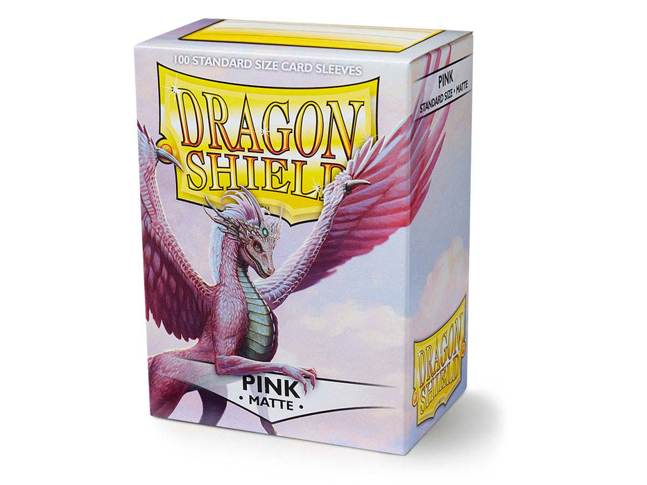 Dragon Shield 100 Standard Size 63×88mm Card Sleeves, Matte - Pink ‘Christa’