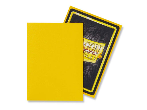 Dragon Shield 100 Standard Size 63×88mm Card Sleeves, Matte - Yellow ‘Elichaphaz’