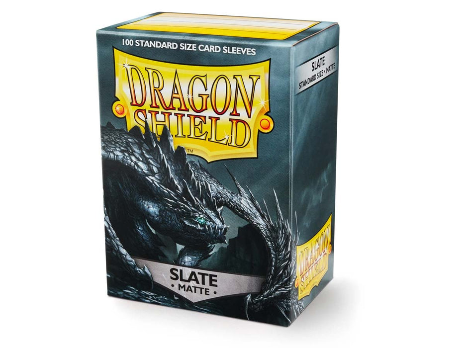 Dragon Shield 100 Standard Size 63×88mm Card Sleeves, Matte - Slate 'Escotarox'