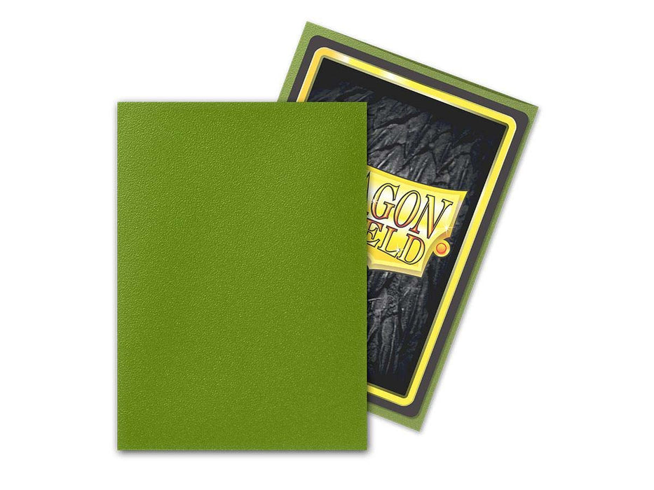 Dragon Shield 100 Standard Size 63×88mm Card Sleeves, Matte - Olive ‘Lavom’