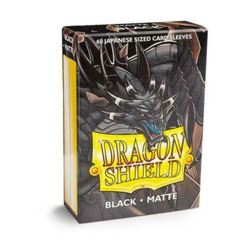Dragon Shield 60 Japanese Size 59×86mm Card Sleeves, Matte - Black