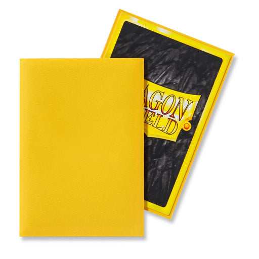 Dragon Shield 60 Japanese Size 59×86mm Card Sleeves, Matte - Yellow