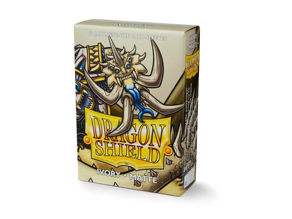 Dragon Shield 60 Japanese Size 59×86mm Card Sleeves, Matte - Ivory