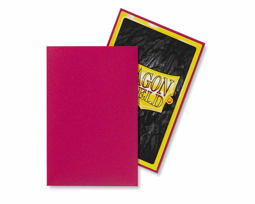Dragon Shield 60 Japanese Size 59×86mm Card Sleeves, Matte - Magenta