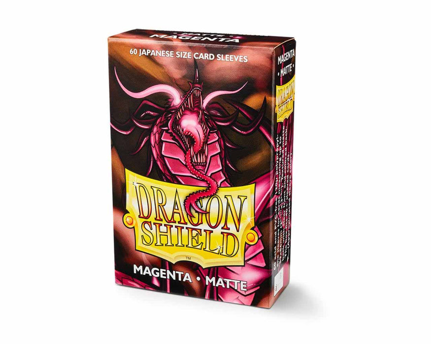 Dragon Shield 60 Japanese Size 59×86mm Card Sleeves, Matte - Magenta