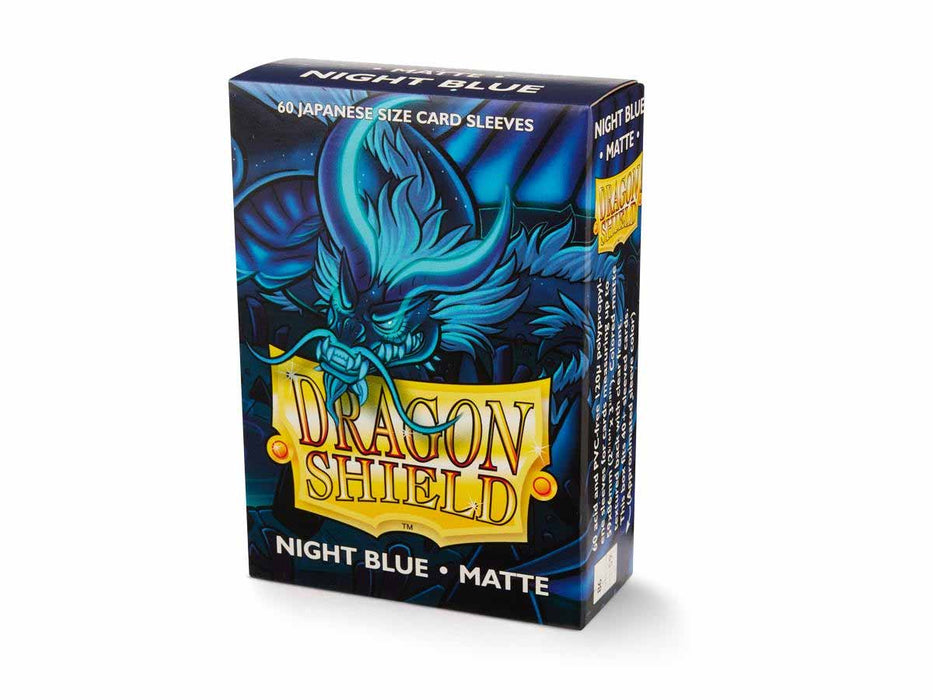 Dragon Shield 60 Japanese Size 59×86mm Card Sleeves, Matte - Night Blue