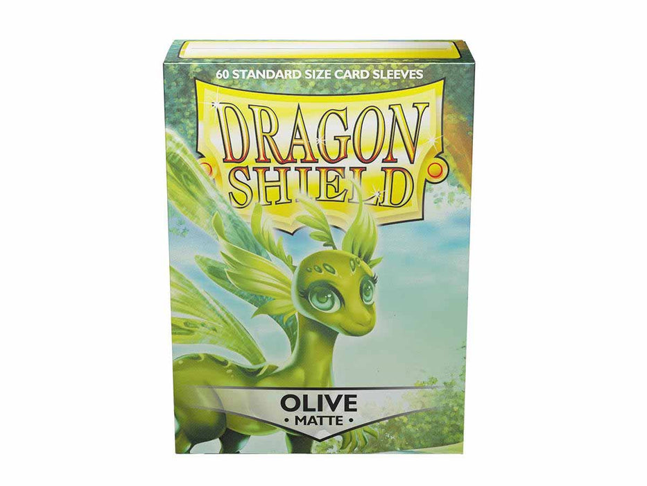 Olive ‘Peah’ Matte – 60 Standard Size Card Sleeves